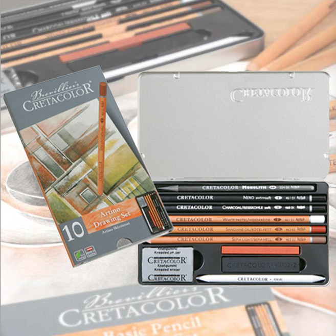 Artino10 기본스케치 10종 아트 미술 종합세트 400 20, 1개