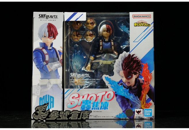 S.H.Figuarts 我的英雄學院 轟焦凍 可動模型, 1個, 好盒 SHF 我的英雄學院 轟焦凍