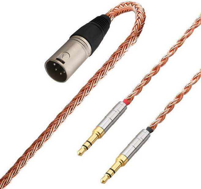 Tirstrup XIUSHAOT Hifiman SUNDARA Ananda용 교체 케이블 Hifiman HE4XX/HE-400i/HE560/HE-350/HE1000 헤드폰 2., 4핀 XLR 수