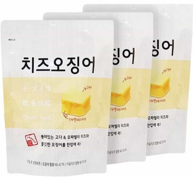 갈렙1 마마스 초이스 치즈 오징어 120g x 3 오징어큐브, 1개