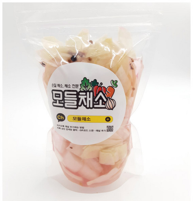 모들채소 수제 양배추비트 피클 600g, 1개
