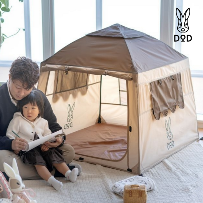 도플갱어 DOD 디오디 오우치 원터치 미니 아기 텐트 T1-130-BR