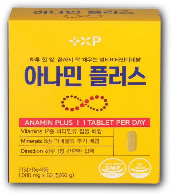 아나민 프리미엄 골드 씨 플러스 멀티비타민 비타민B 영양제 부원료 알부민 함유제품, 6개, 10정