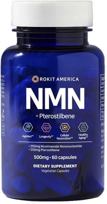 ROKIT America NMN + 尚皮蘭 500mg 膠囊, 1個, 60錠
