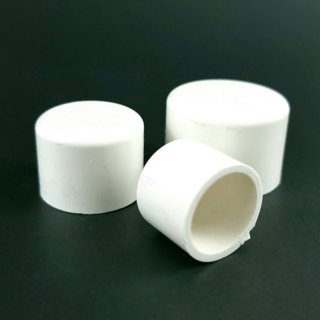PVC 파이프 커넥터 마개 배수관 배관 소켓 마감 덮개 캡 조인트 연결 마무리 뚜껑 밀봉 엔드, 1개