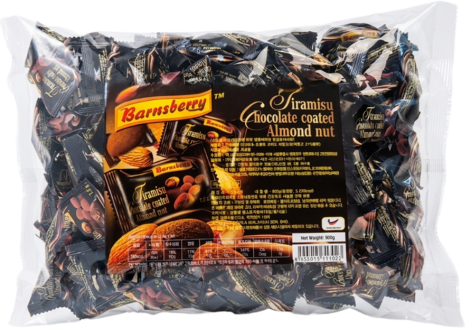 반스베리 티라미수 아몬드 초콜릿 900g, 1개