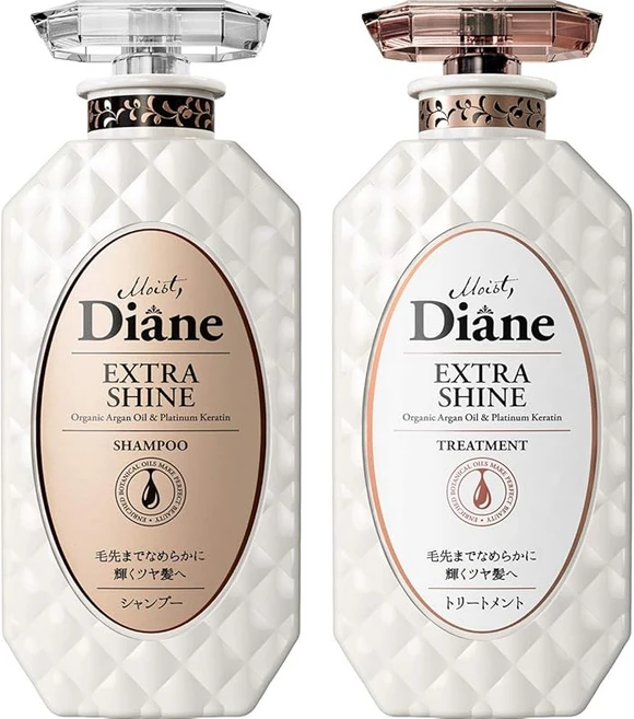 샴푸클리닉 윤기나는 모발 플로럴베리 향기 다이앤 퍼펙트 뷰티 엑스트라 샤인 450ml×2, 2개, 450ml - 쿠팡