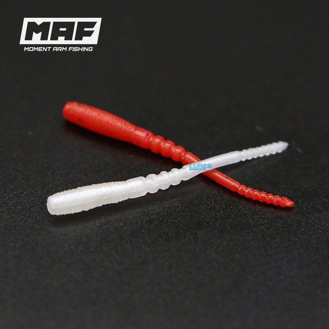 마프 타이니 웜 1.8인치 볼락웜 전갱이 갯지렁이 웜 메바루 아징, 타이니 웜 1.8, 그린점야광, 1개