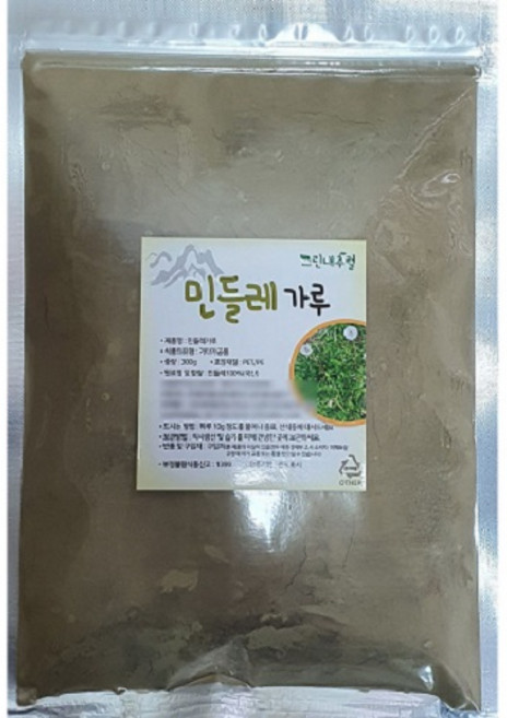 (그린내추럴) 국내산(경북 청송) (흰)민들레가루(포공영가루) 300g, 1개