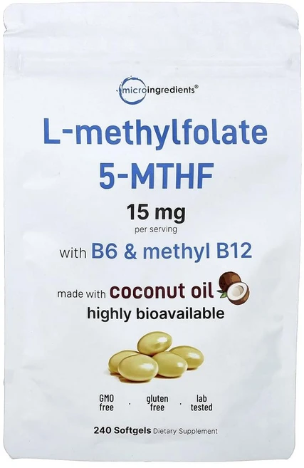 마이크로 인그리디언츠 L-메틸 폴레이트 Micro Ingredients L-Methylfolate 240정, 1개 - 쿠팡