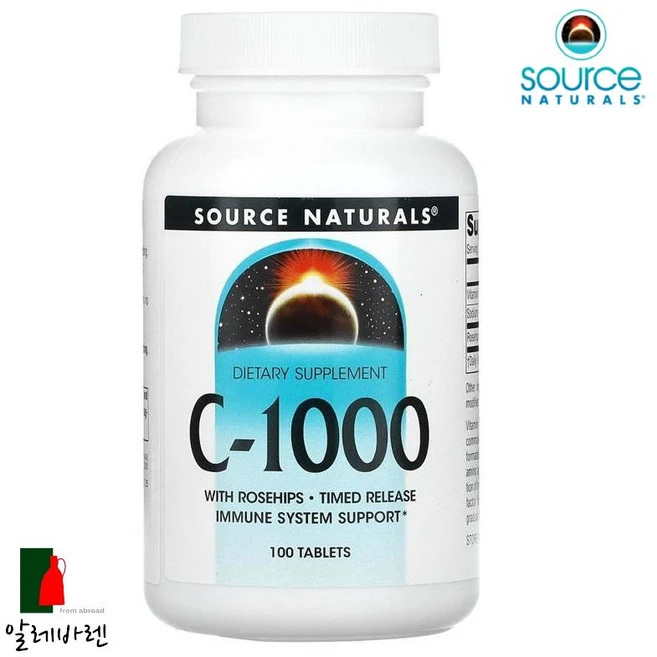 소스 내추럴스 C 1000 100 정, 1개, 100정 - 쿠팡
