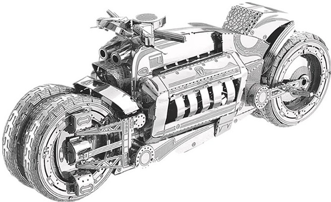 [알꿀밤-메탈퍼즐-교통] 토마호크 바이크, 1개