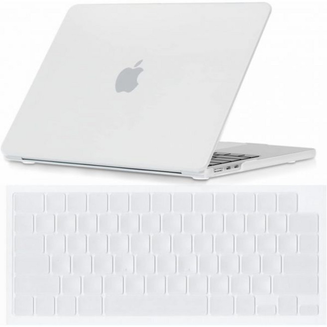 Apple MacBook Neo 13인치 케이스 2026 모델 A3404 하드 쉘 및 세척 가능한 키보드 커버 일상적인 사용 여행을 위한 긁힘 방지 슬림 핏 보호 프로스트 투명, Apple MacBook Neo 13인치 케이스 202