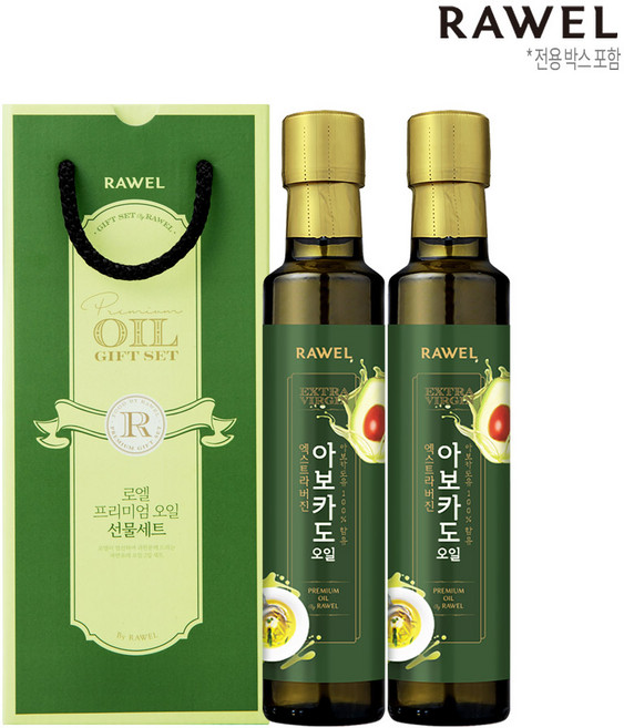 로엘 엑스트라버진 아보카도오일 250ml 2입 선물세트, 1세트