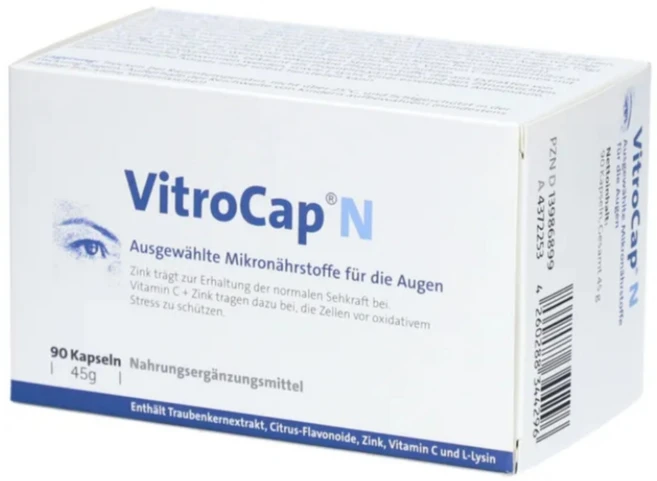 독일 VitroCap 비트로캡 N 눈영양제, 90정, 1개 - 쿠팡