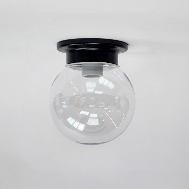 상세페이지 참조 원형 방수 직부등 LED 8W 투명커버 블랙/실내 베란다등 현관 조명 외부 정원등 벽등, 주광색(하얀빛)