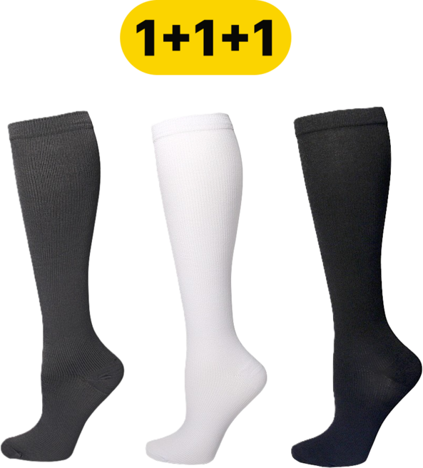 리스펙 나일론 러닝 컴프레션 니삭스 3켤레 남자 빅사이즈 보유