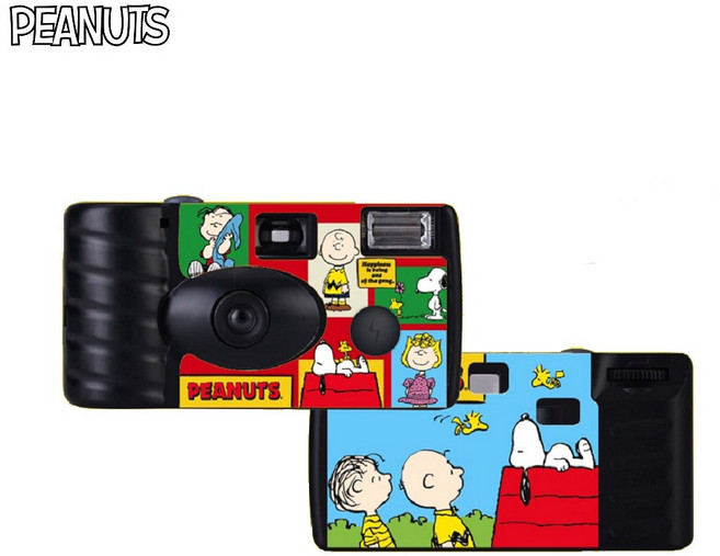 PEANUTS 一次性即可拍相機 輕巧方便 色彩鮮明 記錄美好瞬間, 1個, 01-KN-88