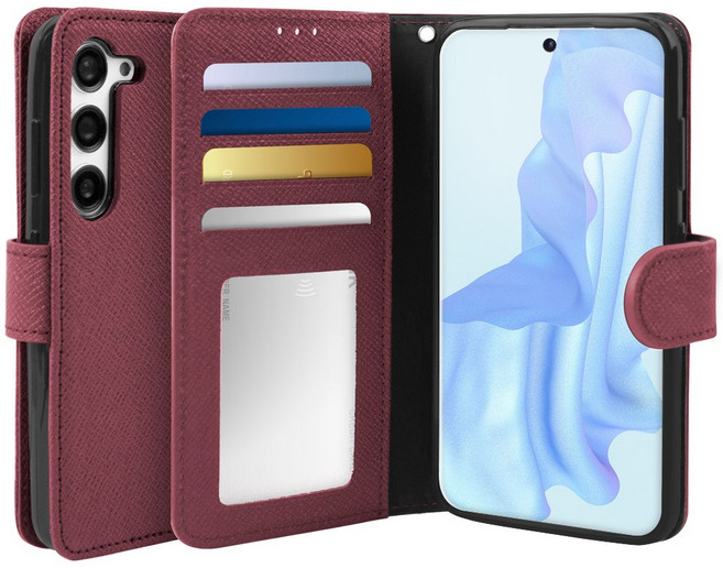 폰누리 미라쥬 소가죽 지갑형 핸드폰케이스