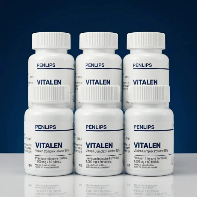 펜립스 비탈렌정 vitalen 6박스, 1개, 60정 - 쿠팡