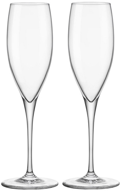 보르미올리 프리미엄 플루트 샴페인잔 250ml 2P 세트, 1세트