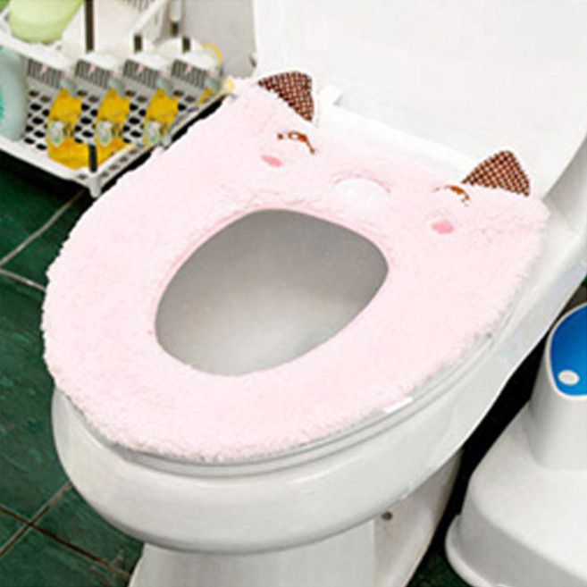 영그린 애니멀 프렌즈 변기커버, 돼지, 1개