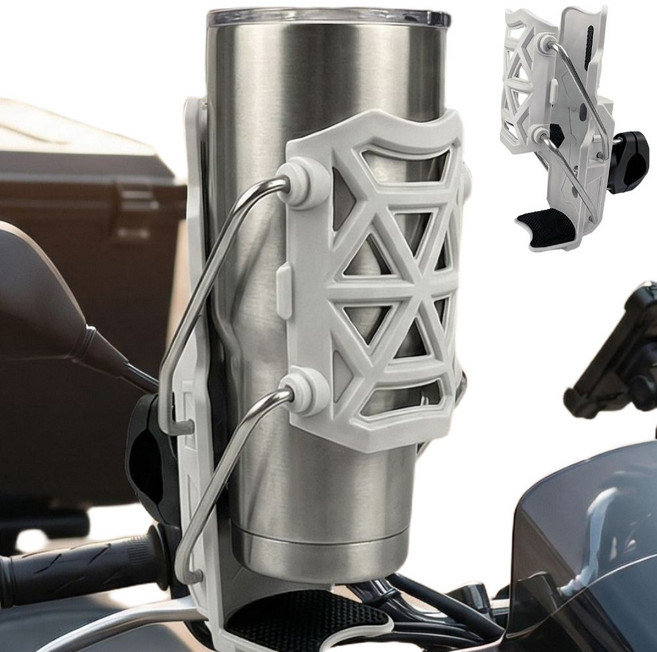말랑버튼 오토바이 텀블러 거치대 컵홀더, Free, 그레이