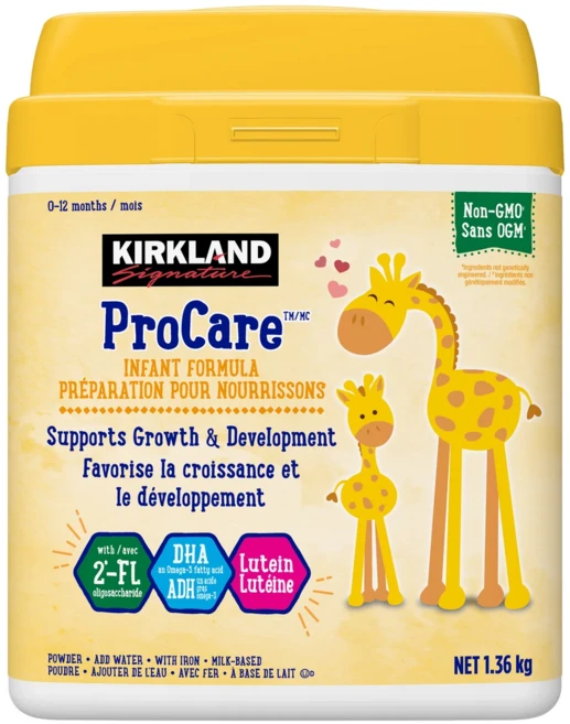 Kirkland Signature 커클랜드 시그니처 분유 프로케어 인펀트 포뮬러 대용량 코스트코 Non-GMO, 1개, 1.36kg - 쿠팡