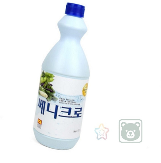 꼭필스 쎄니크로 1L 식품소독, 1개