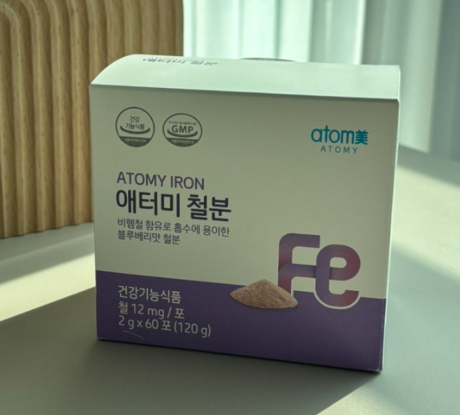 애터미 철분 60포 60일분 (애터미 영양제), 120g, 2개