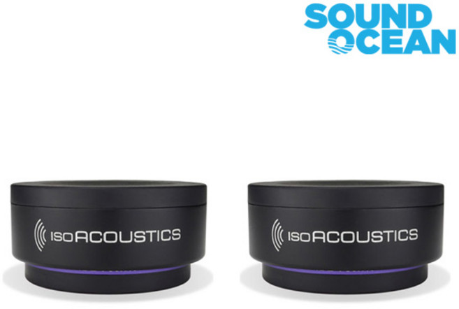 아이소어쿠스틱 스피커 스탠드, ISO-PUCK 76 (2개입 개당18kg허용), 블랙