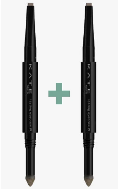 케이트 래스팅 아이브로우 W SL 0.38g, 1+1 다크브라운, 2개 - 쿠팡