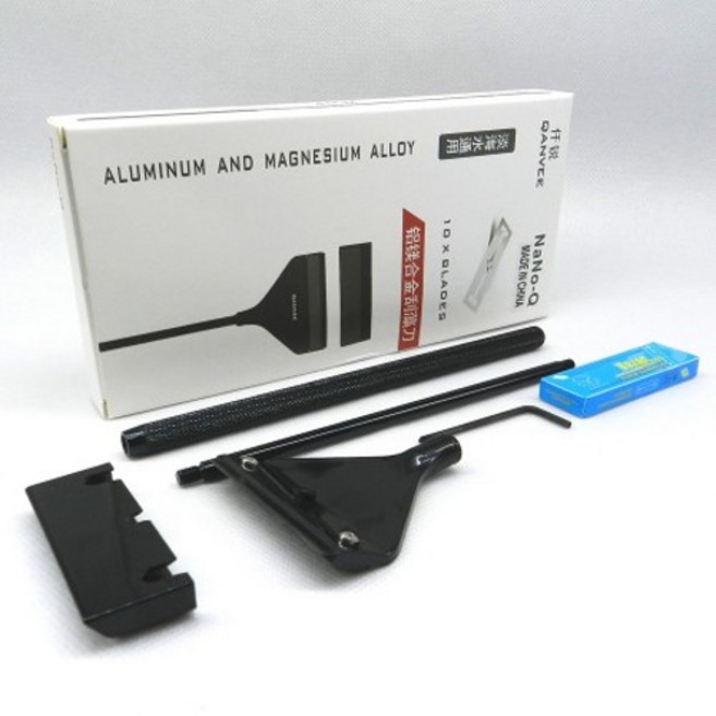 YB무역 Qanvee 나노Q3 NANO-Q3 칼날 리필 10개입 동봉 수조 청소용 알로이 스크래퍼, 1개