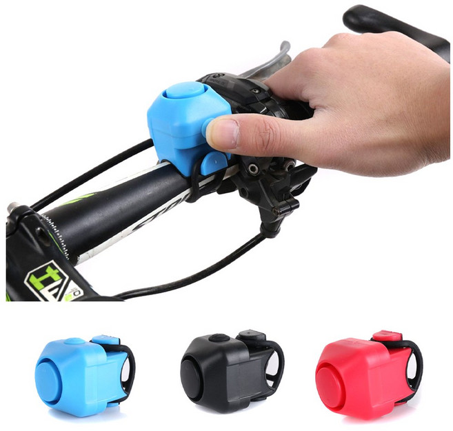 락모터스 자전거 미니 전자벨 크락션 경적 벨 전동킥보드, 블랙, 1개