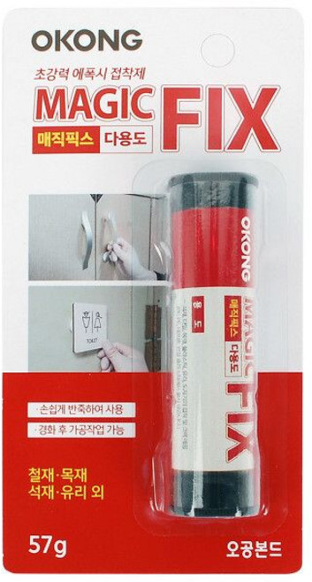 오공 매직픽스 다용도 57g 에폭시 본드 강력 접착제