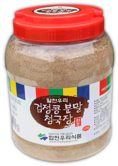 알찬우리 검정콩 분말 청국장 1.2 kg, 1.2kg, 1개