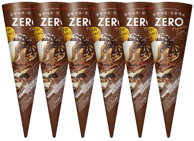 제로 티라미수콘, 6개, 160ml