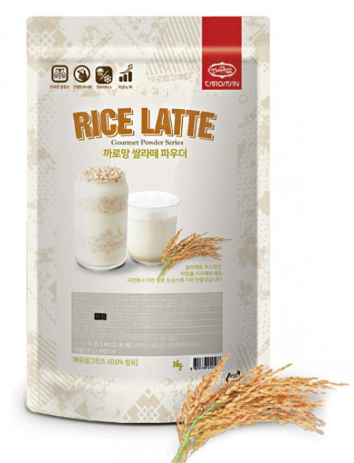 까로망 쌀라떼 파우더, 1kg, 1개입, 1개, 1kg