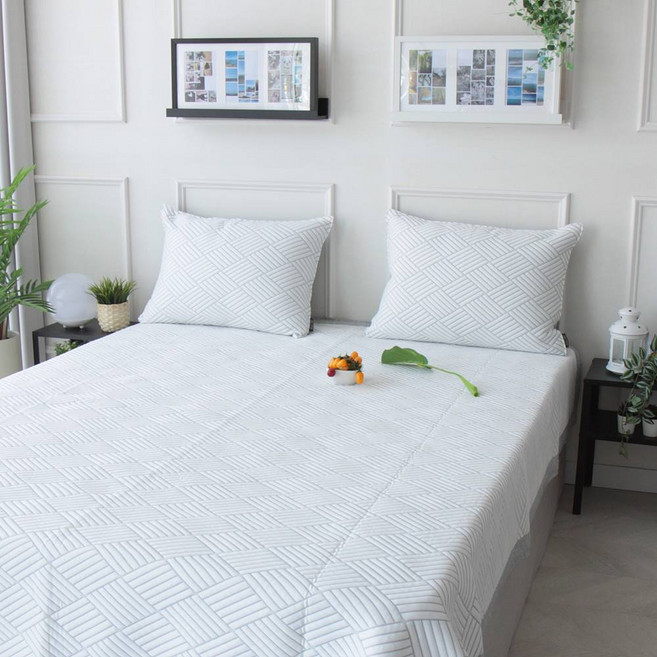 닿는순간 시원함을 전해드리는 아쿠아 울트라 싱글 퀸 라지킹 이스턴킹 냉감패드, 슈퍼싱글패드1장