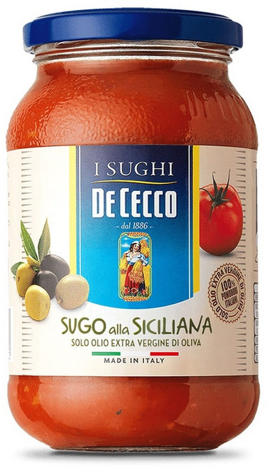 데체코 파스타 소스 400g x 6 (시칠리아나), 6개