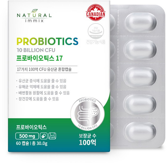 내추럴이믹스 프로바이오틱스 17, 60정, 1개