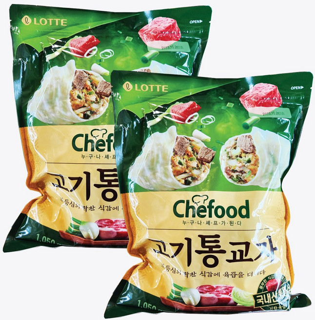 쉐푸드 고기통교자, 2개, 1.05kg