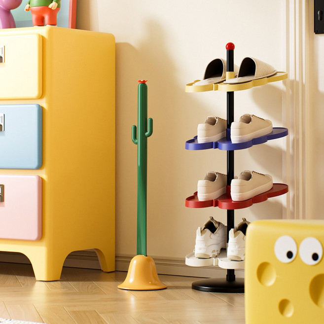 선인장 스탠드형 구두주걱 신발주걱 구두헤라, 1개, 그린