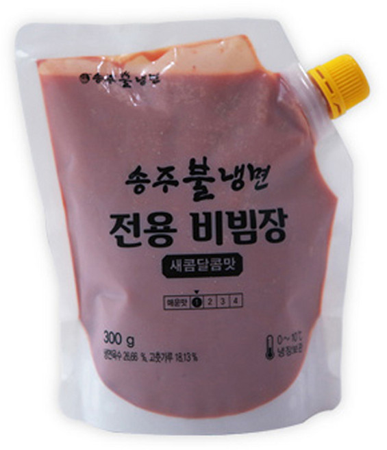 [송주불냉면] 일반 양념장 500g (안매운새콤양념), 1개