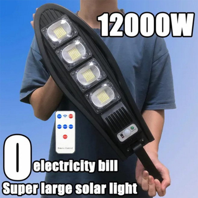 모션 센서가 있는 태양광 가로등 주차장 조명 168 LED IP65 야외 보안 정원 거리 데크용