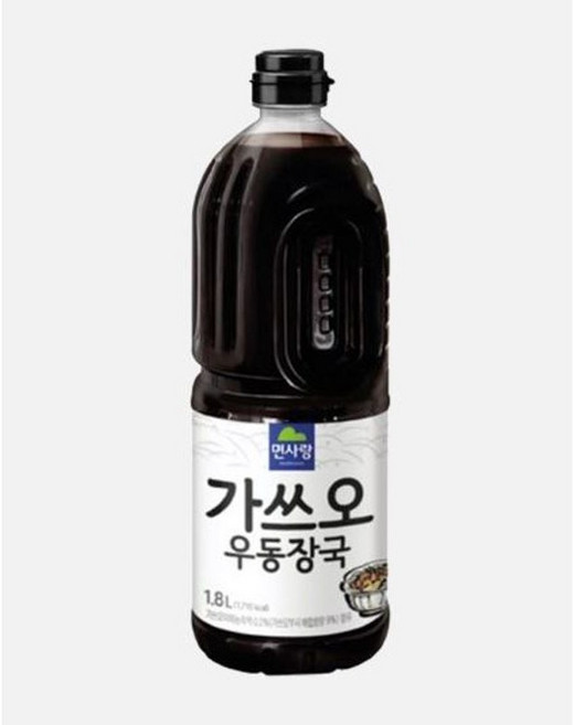 면사랑 가쓰오 우동장국 1.8L, 1.8kg, 5개