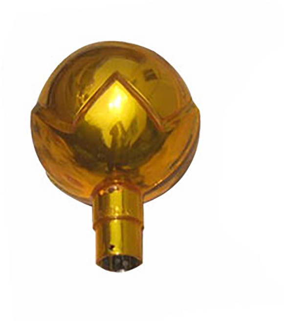 가정용 금봉 국기 깃대봉, 1개, 금색