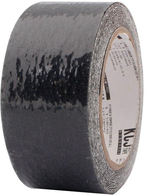 KCJ 미끄럼방지 테이프 계단 논슬립 5cm X 5m, 블랙, 1개