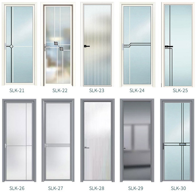 시스템도어 터닝도어베란다 세탁실도어 거실 터닝도어 현관스윙중문 문짝 시스템방음문, 15 2.0 슬림 패키지(투명유리+투명/스크럽유리)
