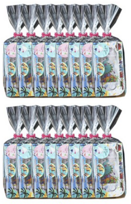 다이노서 워터게임 + OPP 리본끈 + 스티커, 랜덤, 50세트